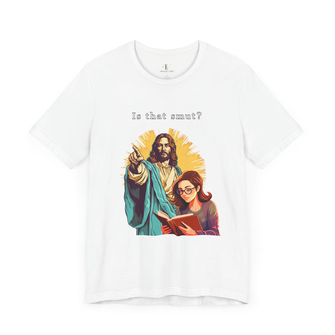 Funny Jesus Smut Unisex Tee T-Shirt Printify White XS