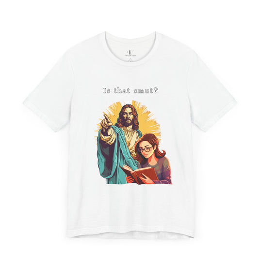 Funny Jesus Smut Unisex Tee T-Shirt Printify White XS