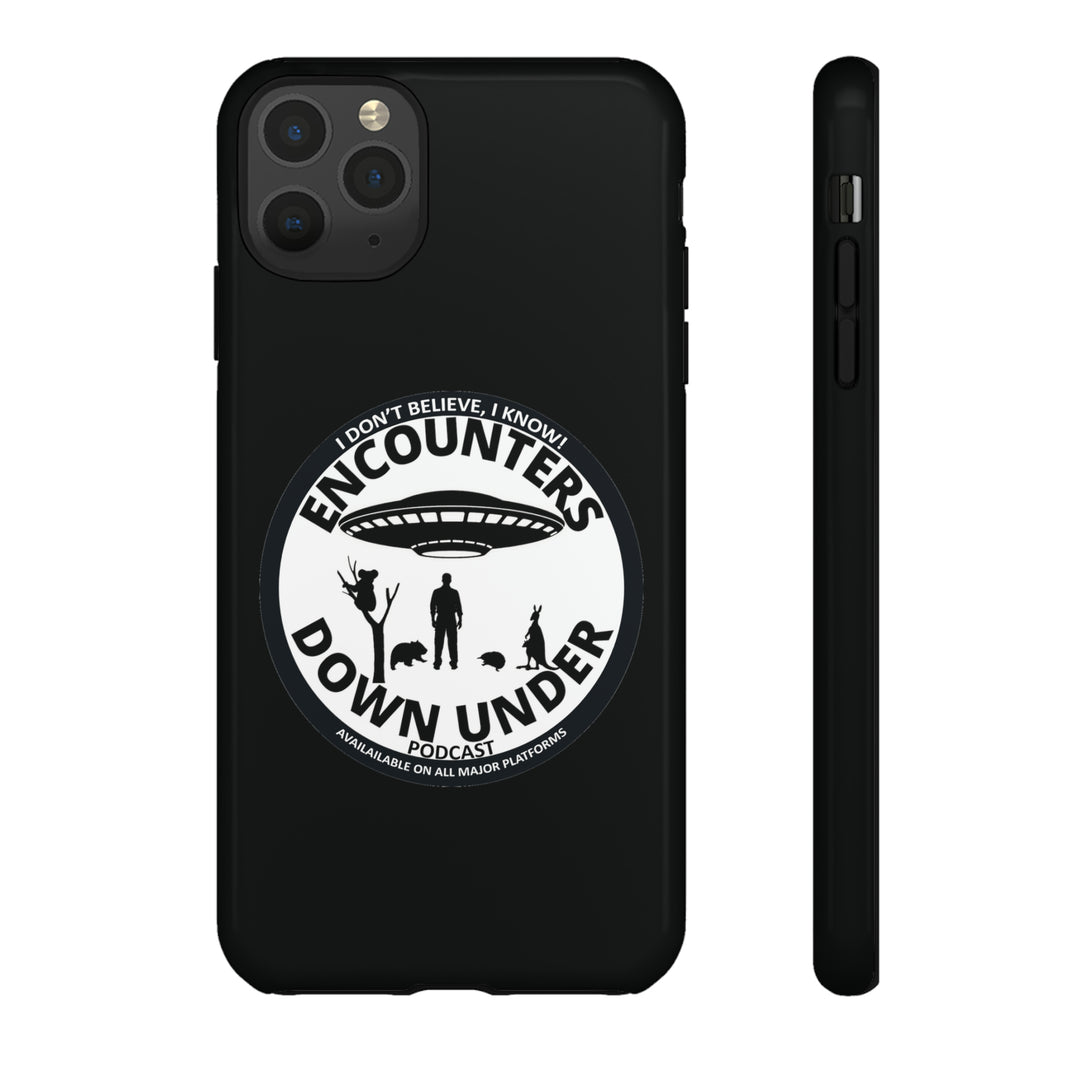 Encounters Down Under Podcast Tough Cases - Protect Your Tech with Podcast Swag Phone Case iPhone 11 Pro Max Glossy 