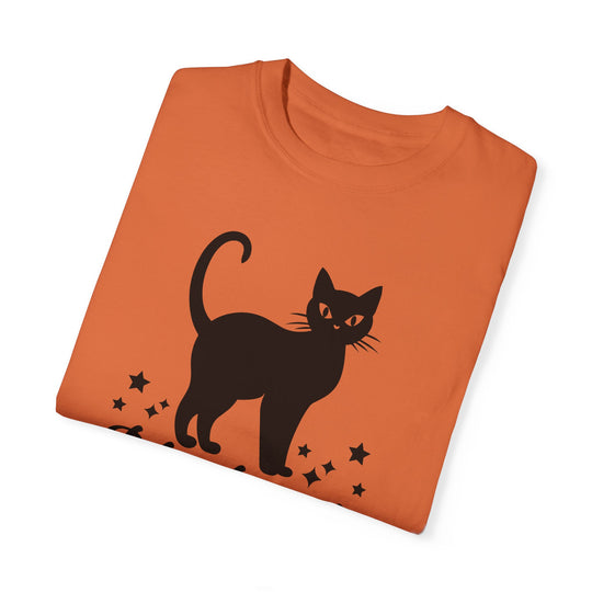 Black Cat Halloween T-Shirt T-Shirt Printify