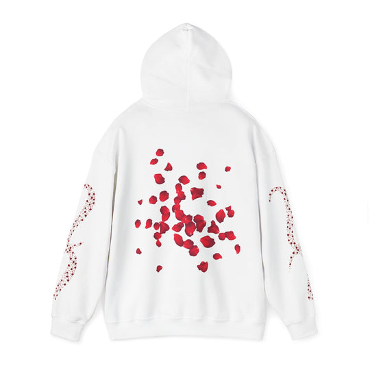 Romantic Rose Hoodie Hoodie Printify