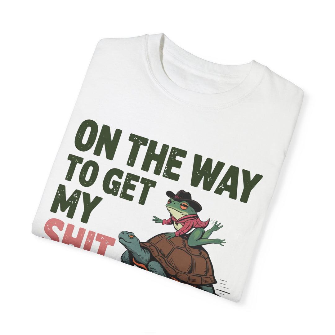 Frog & Turtle Graphic Tee - On the Way to Get T-Shirt Printify