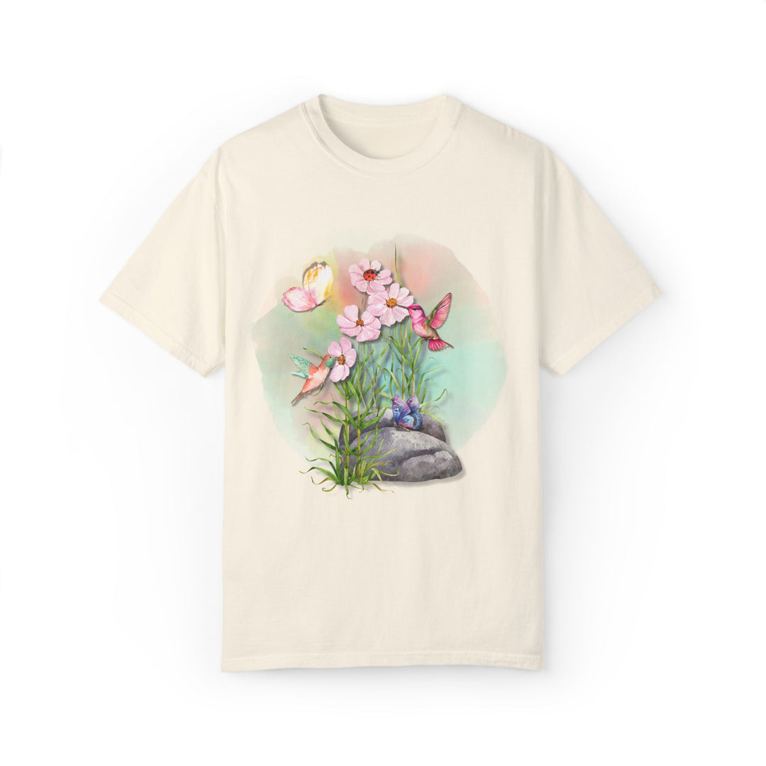 Spring Nature-Inspired Watercolor T-shirt