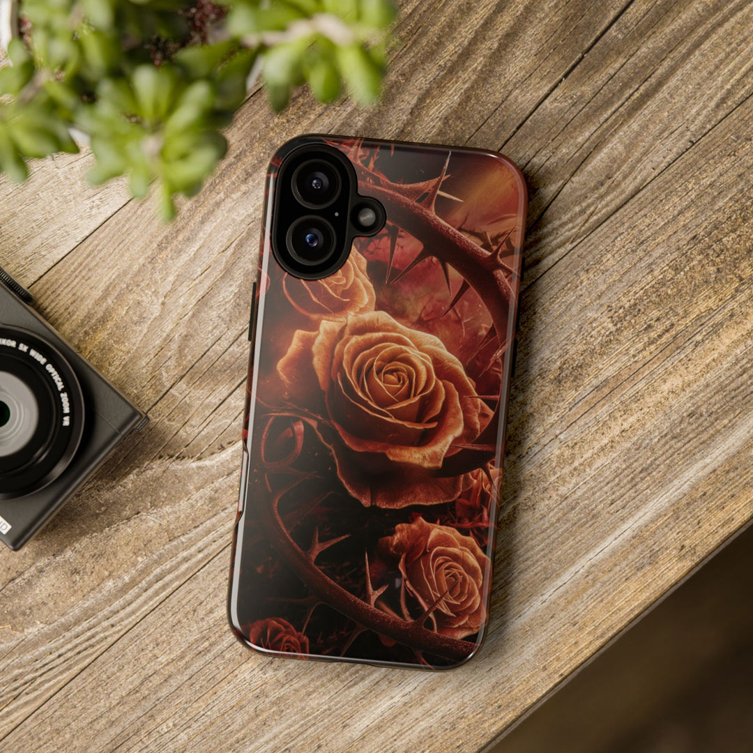 Gothic Roses Phone Case Phone Case Printify