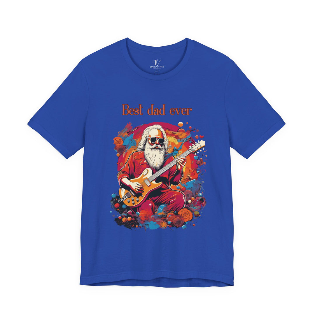 Guitar Dad Tee - Unisex Jersey Short Sleeve T-Shirt Printify True Royal XS