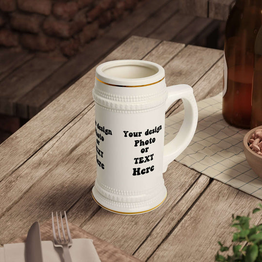 Custom Beer Stein Mug - Personalized Design Your Vision