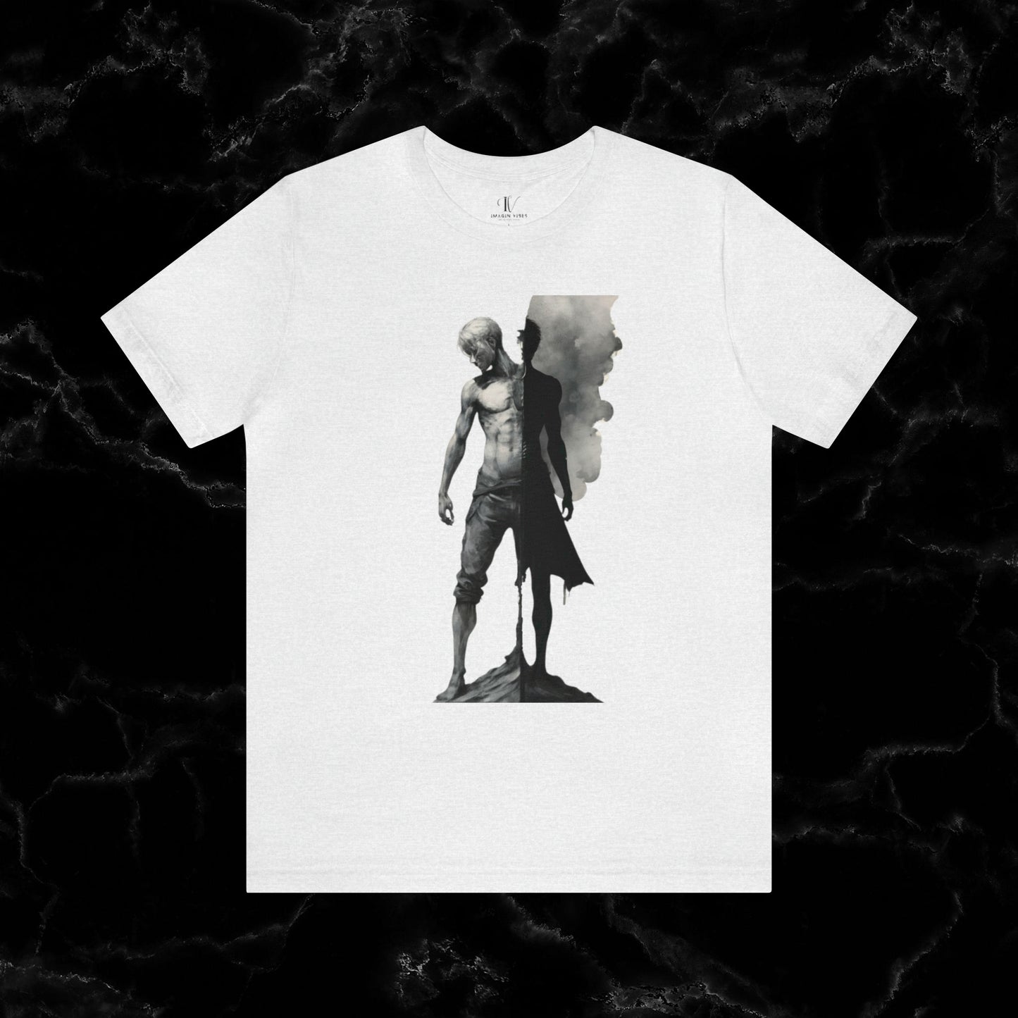 Duality of Soul - Crisp Male Anatomy T-shirt T-Shirt Ash XS 