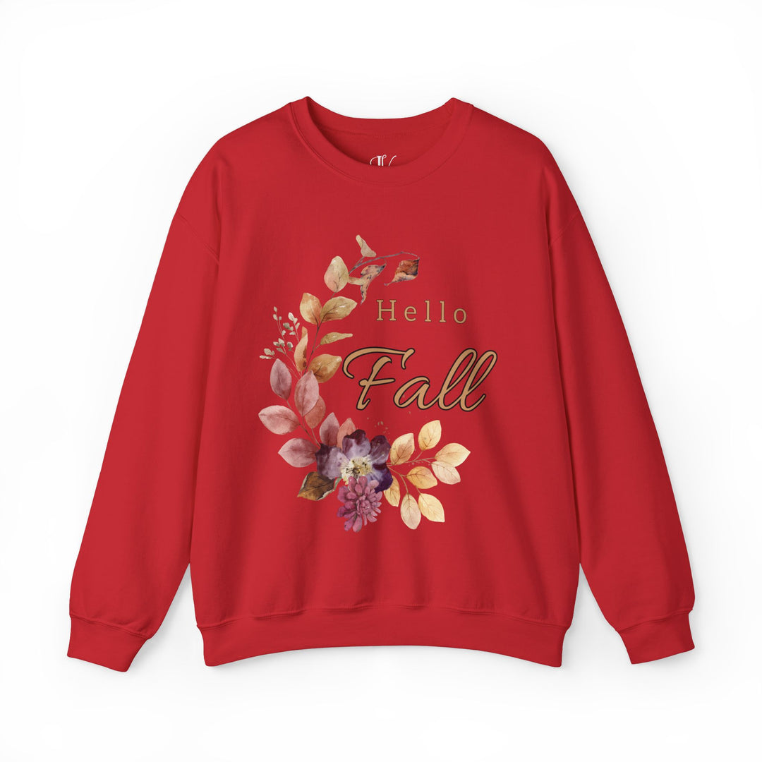 Hello Fall: Watercolor Floral Sweatshirt