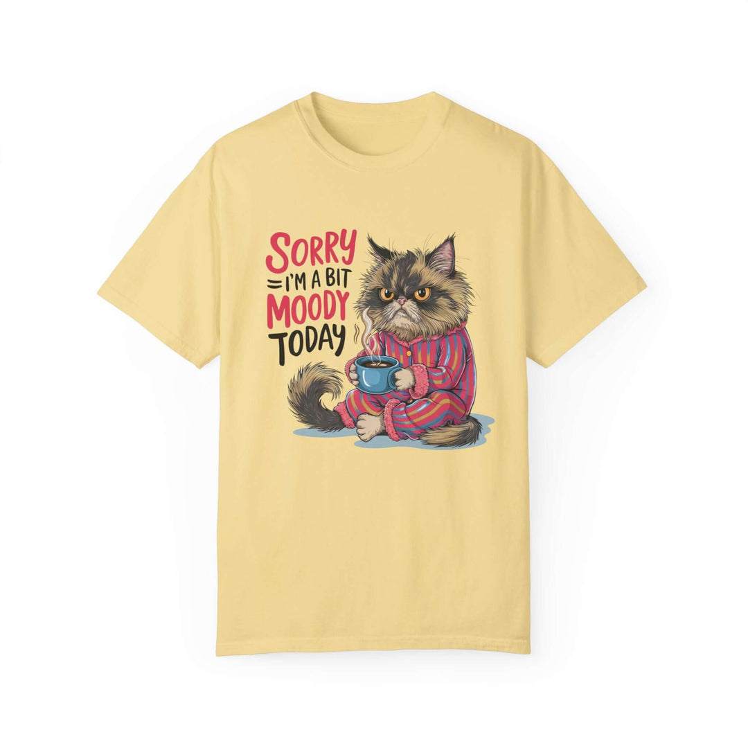 Moody Cat T-Shirt T-Shirt Printify Butter S