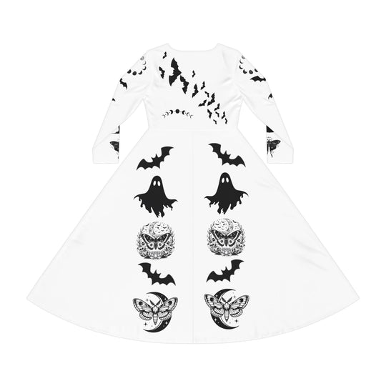 Gothic Batty Dress All Over Prints Printify