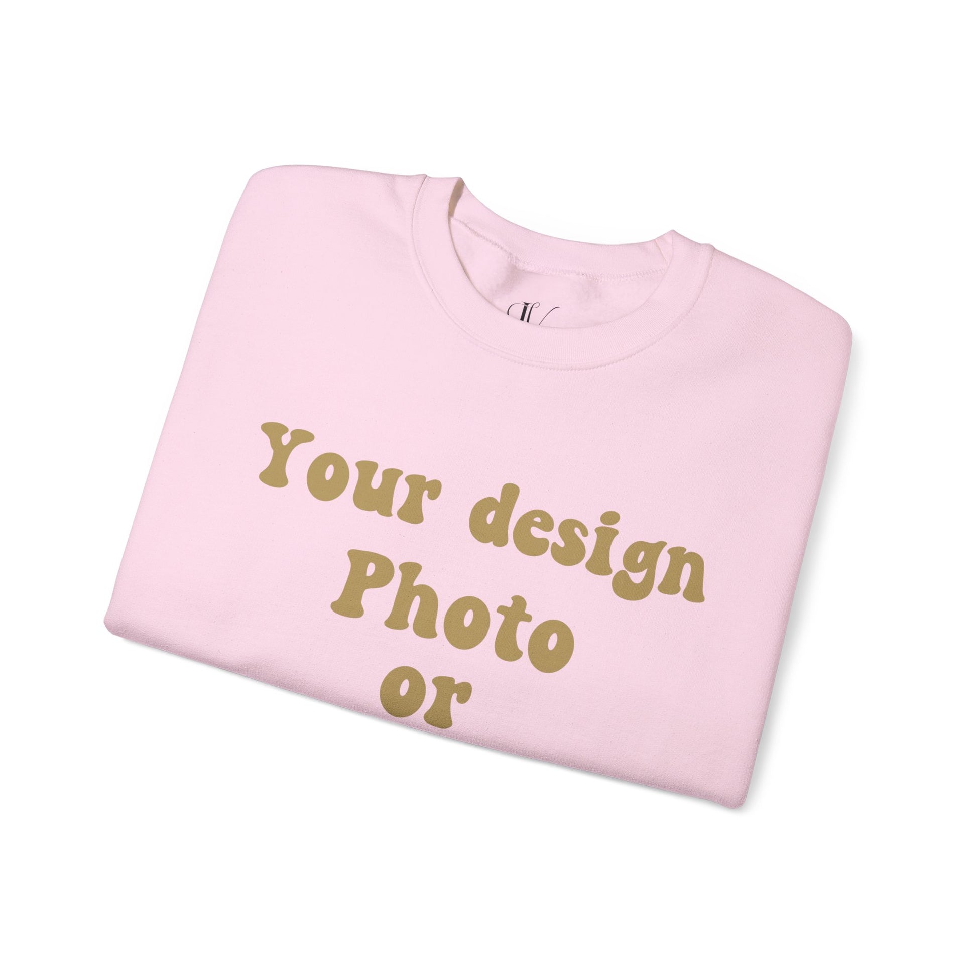 Imagin Vibes™ Crewneck Sweatshirt Personalized With Your Photo, Text Sweatshirt   