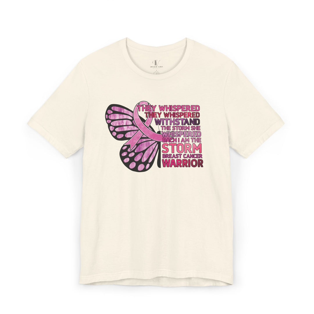 Breast Cancer Warrior T-Shirt - Empowering Message