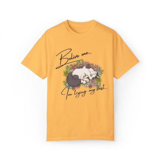 Cat T-Shirt with Playful and Cute Tee T-Shirt Printify Citrus S