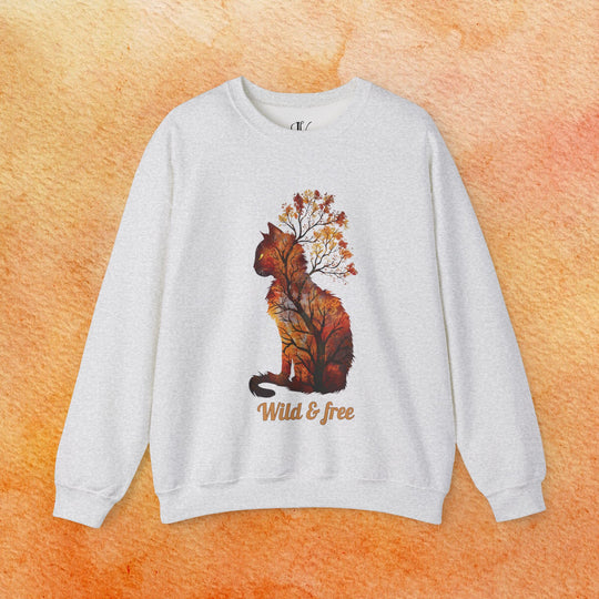 Wild & Free: Feline Fall Sweatshirt