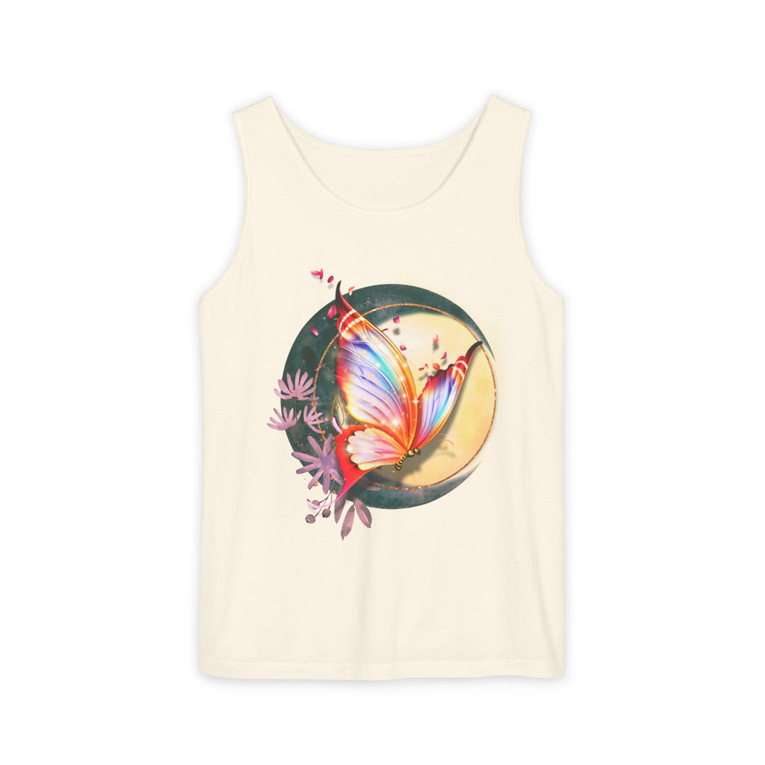 Nature-Inspired Butterfly Tank Top Tank Top Printify Ivory S