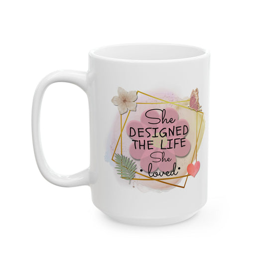 Empowering and Inspirational Ceramic Mug Mug Printify 15oz