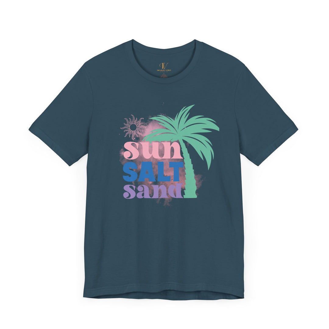 Summer Vibes Tee T-Shirt Printify Deep Teal XS