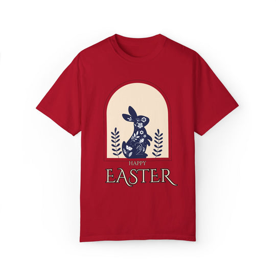 Easter Bunny T-shirt T-Shirt Printify Red S