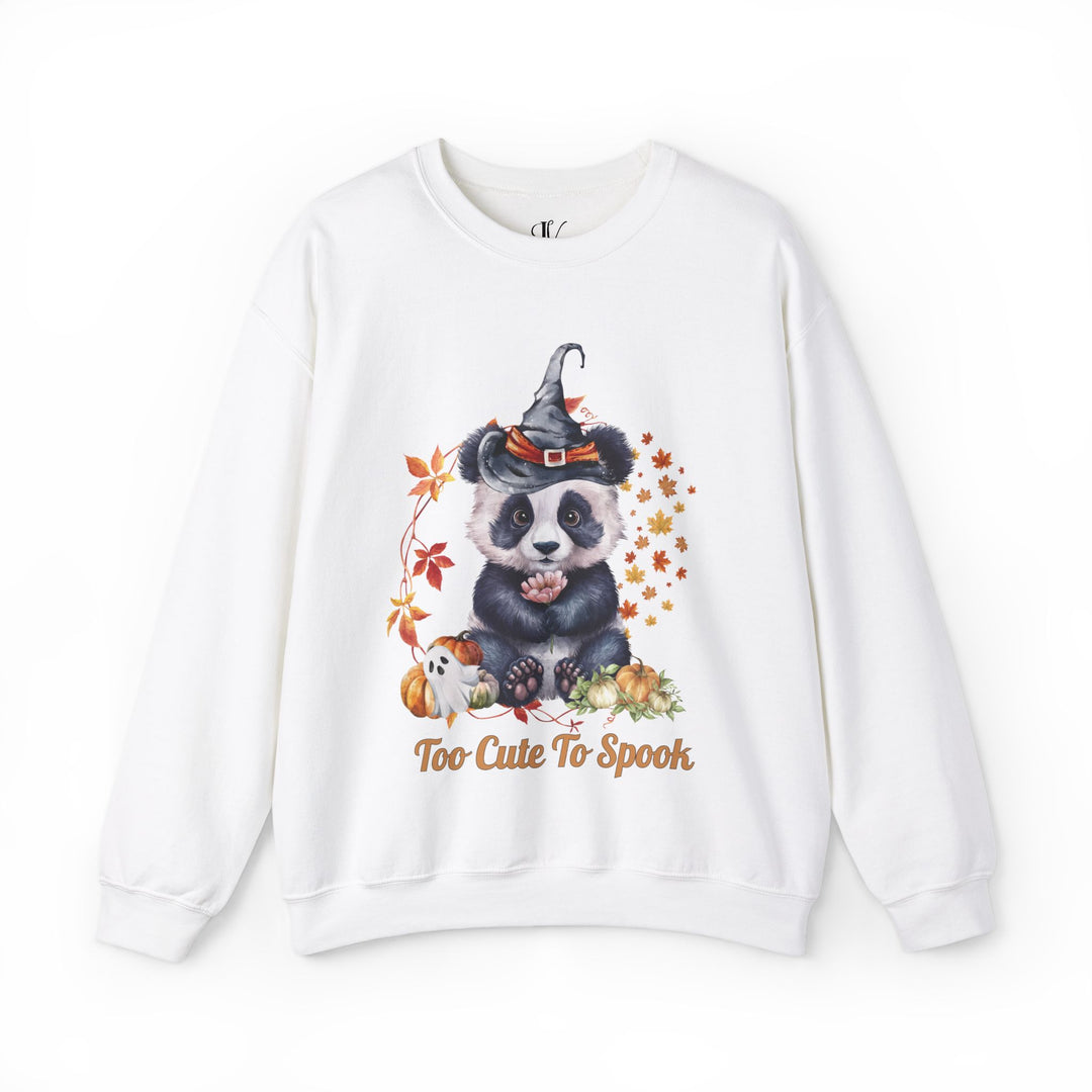 Too Cute to Spook: Panda Halloween Sweatshirt