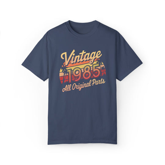 Vintage 1985 Unisex T-shirt - Retro Sunset Graphic Tee T-Shirt Printify Midnight S