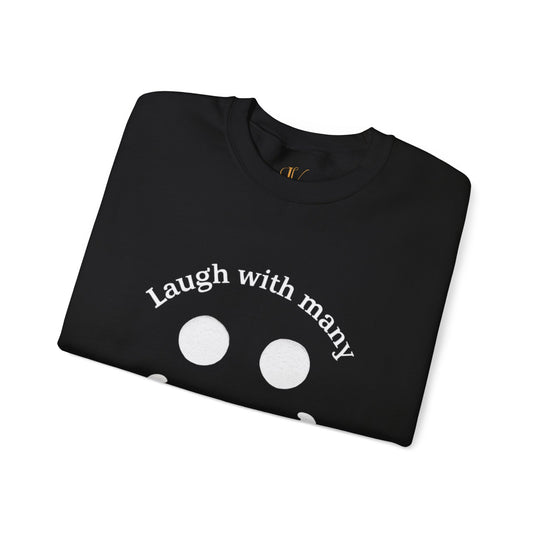 Minimalist Sweatshirt - 'Laugh with many, But don't trust any' Sweatshirt Printify