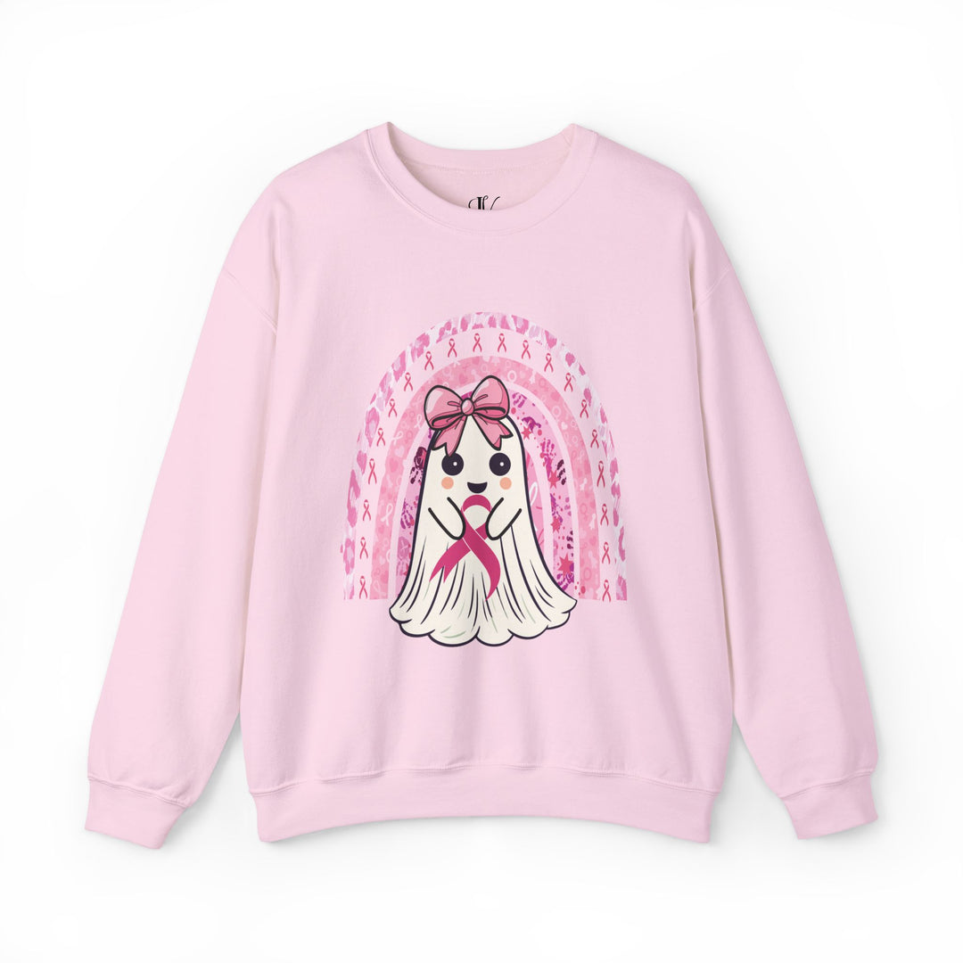 Cute Ghost Breast Cancer Support Sweatshirt