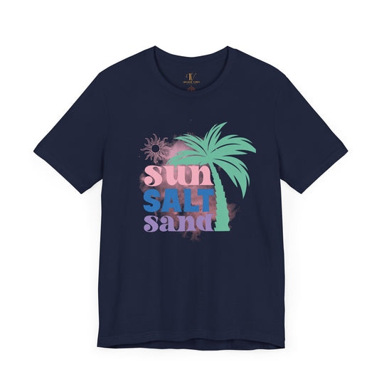 Summer Vibes Tee T-Shirt Printify Navy XS