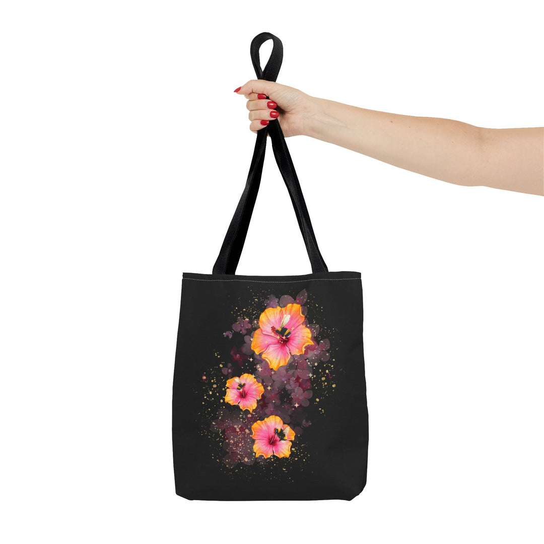 Waterclor Hibiscus Flowers Tote Bag Bags Printify