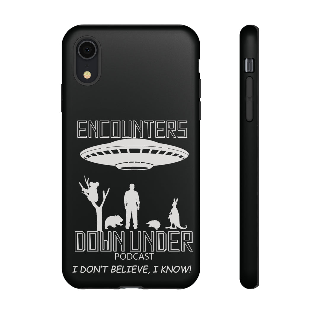 Encounters Down Under Podcast Tough Cases - Protect Your Tech Phone Case iPhone XR Matte 