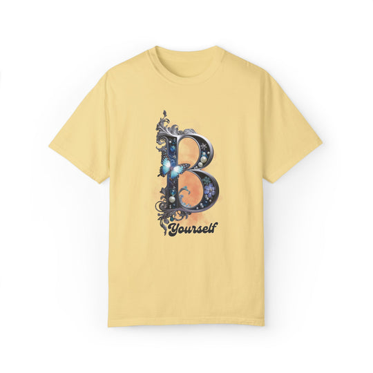 Letter B Elegant and Feminine T-shirt T-Shirt Printify Butter S