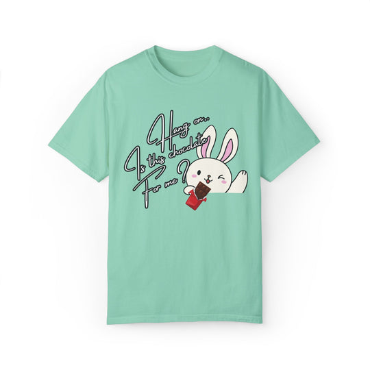 Cartoon Bunny Chocolate Unisex T-shirt T-Shirt Printify Island Reef S