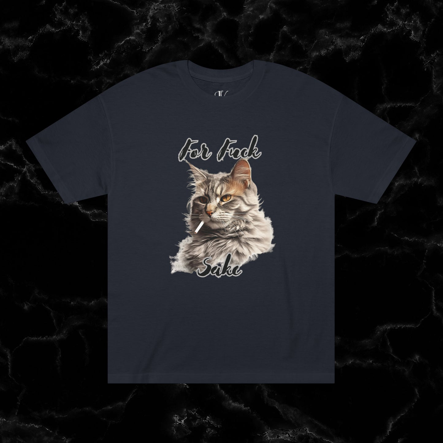 For Feline's Sake: Funny 'For Fuck Sake' Shirt - Perfect Gift for Cat Lovers T-Shirt Black S 