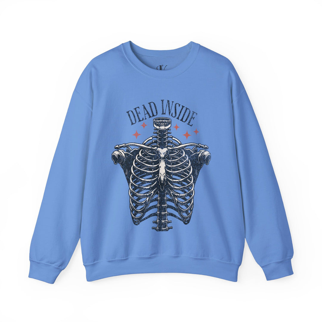 Skeleton Ribcage Crewneck Sweatshirt | Dead Inside Gothic