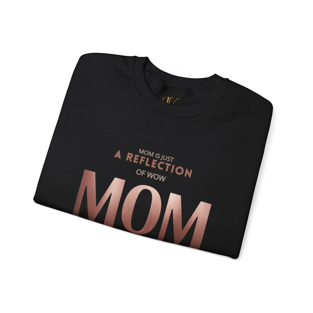 Reflective Mom Rose Gold Sweatshirt Sweatshirt Printify