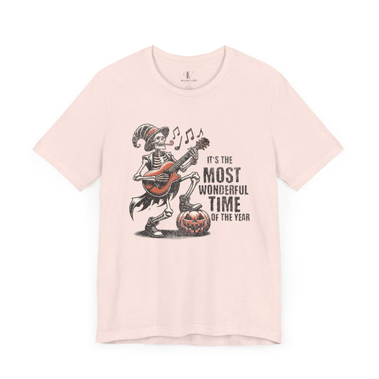 Halloween Skeleton Tee " Most wonderful time"