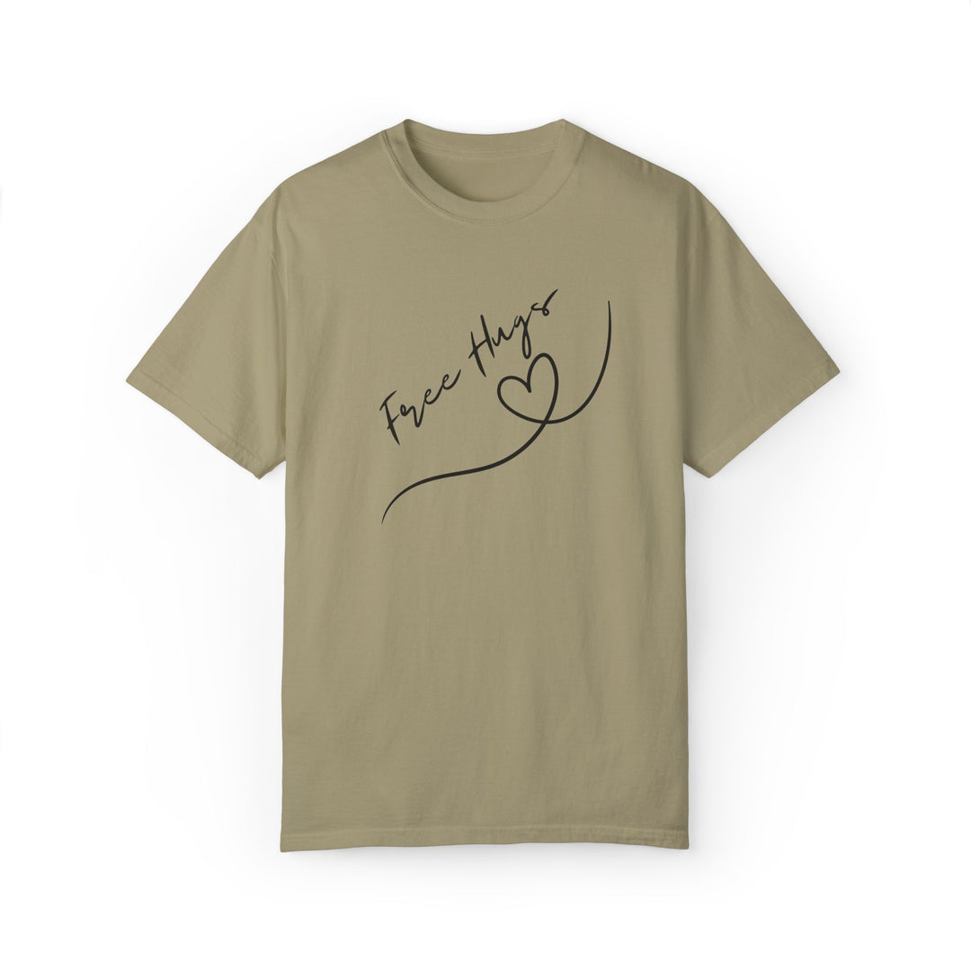 Free Hugs T-Shirt T-Shirt Printify Khaki S