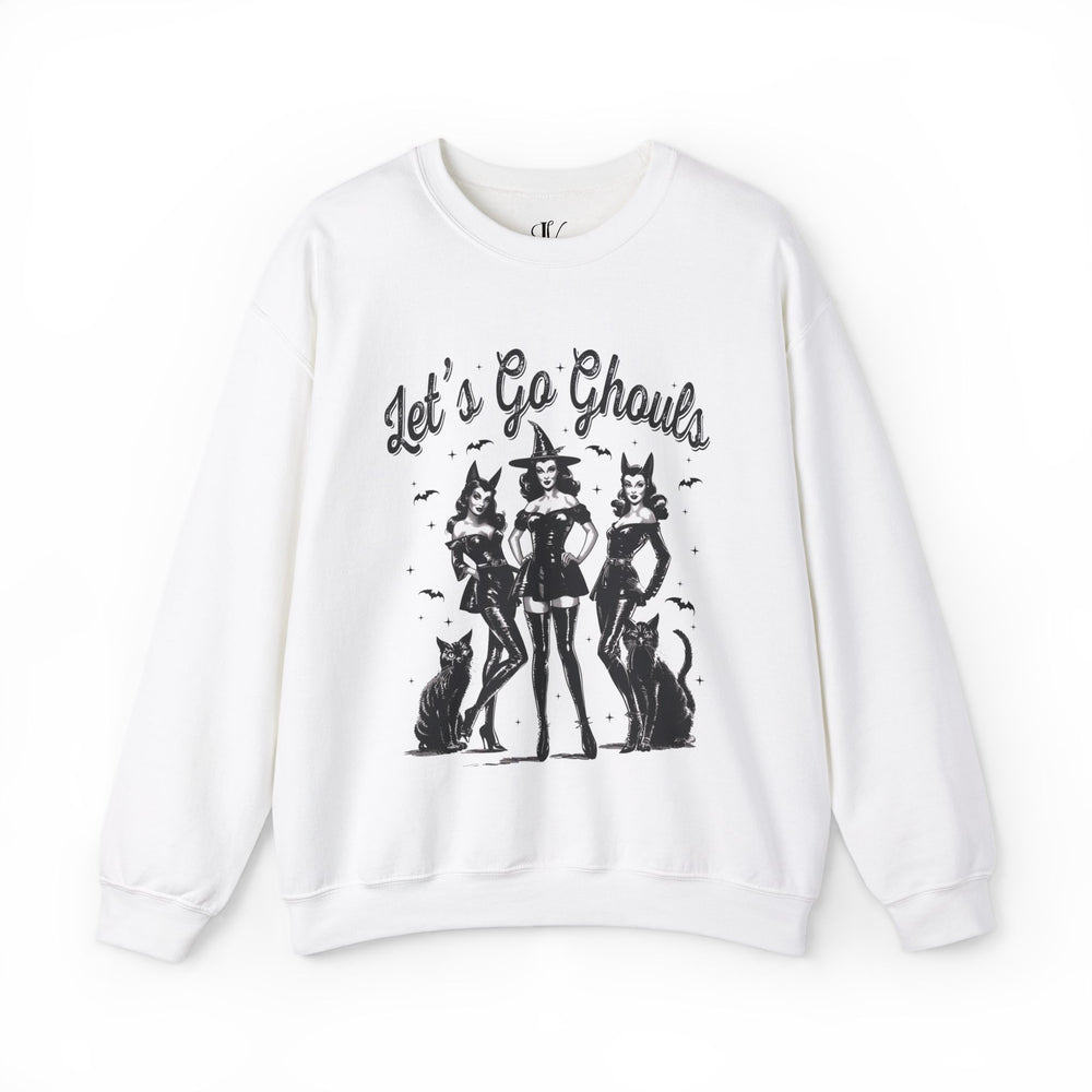 Let's Go Ghouls: Witchy Halloween Sweatshirt