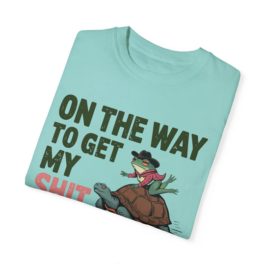 Frog & Turtle Graphic Tee - On the Way to Get T-Shirt Printify