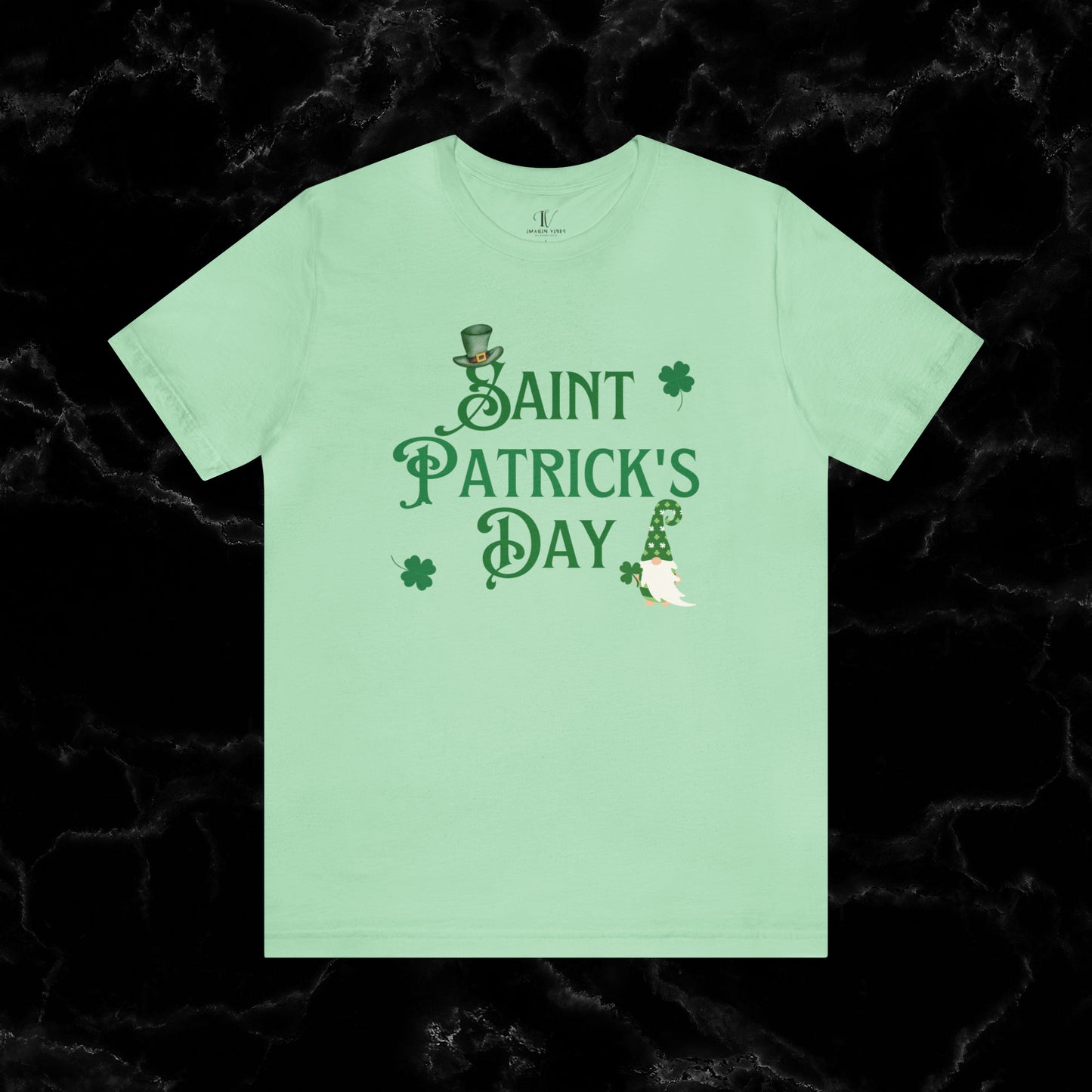 Saint Patrick's Day Shirt - St. Paddy's Day Lucky Irish Shamrock Leaf Clover Flag Beer T-Shirt T-Shirt Mint XS 