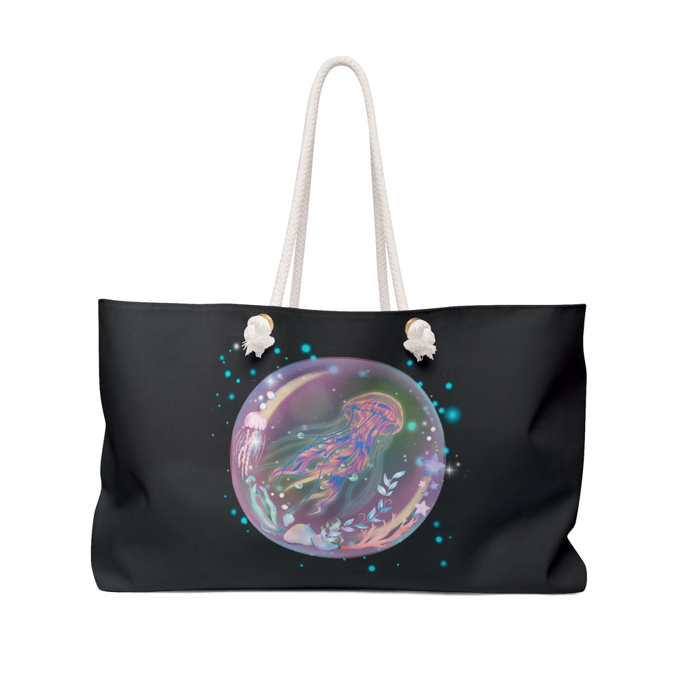 Weekender Beach Bag - Ethereal and Dreamy Jellyfish Bags Printify