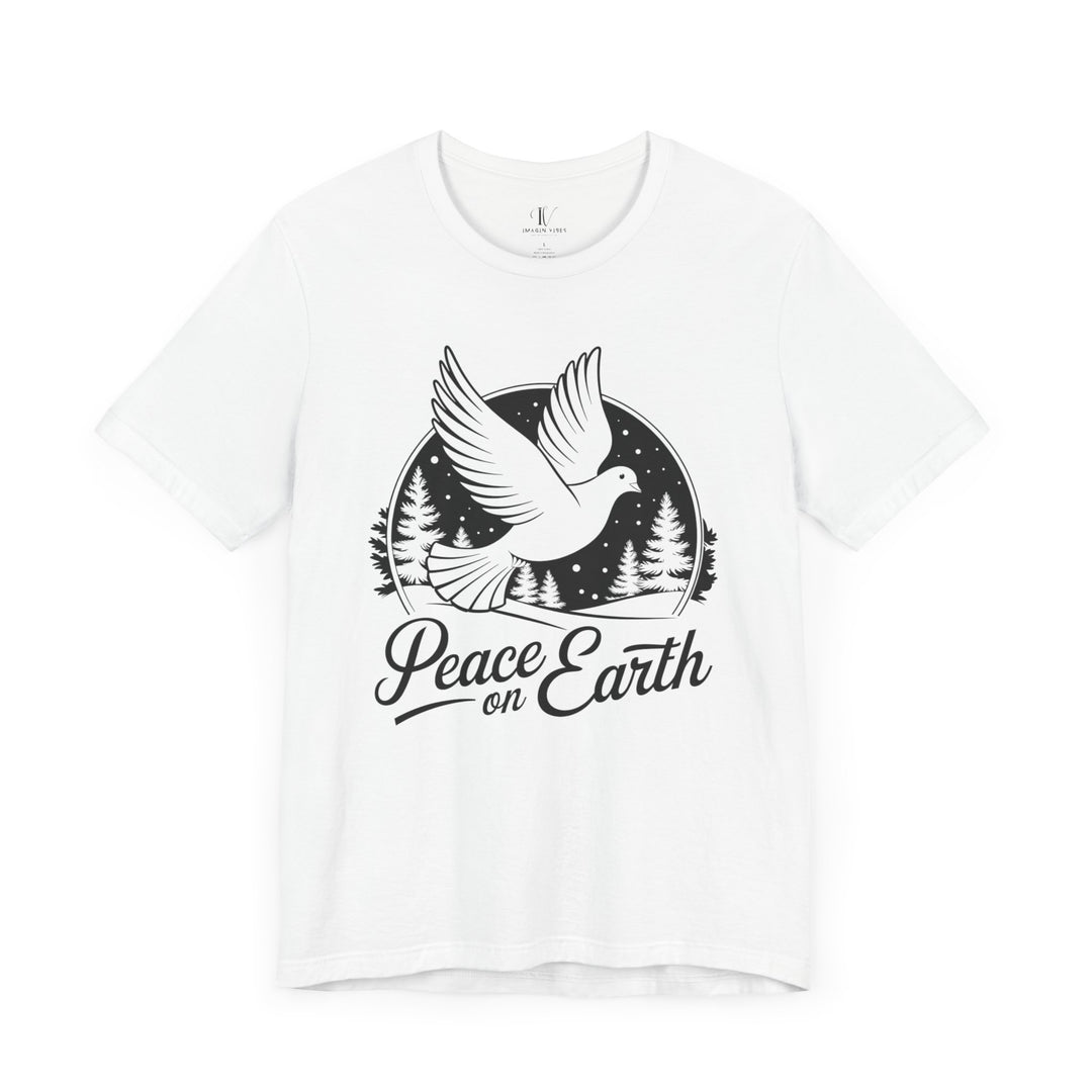 Peace on Earth Unisex Tee - Dove