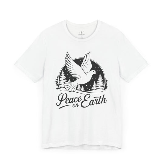 Peace on Earth Unisex Tee - Dove