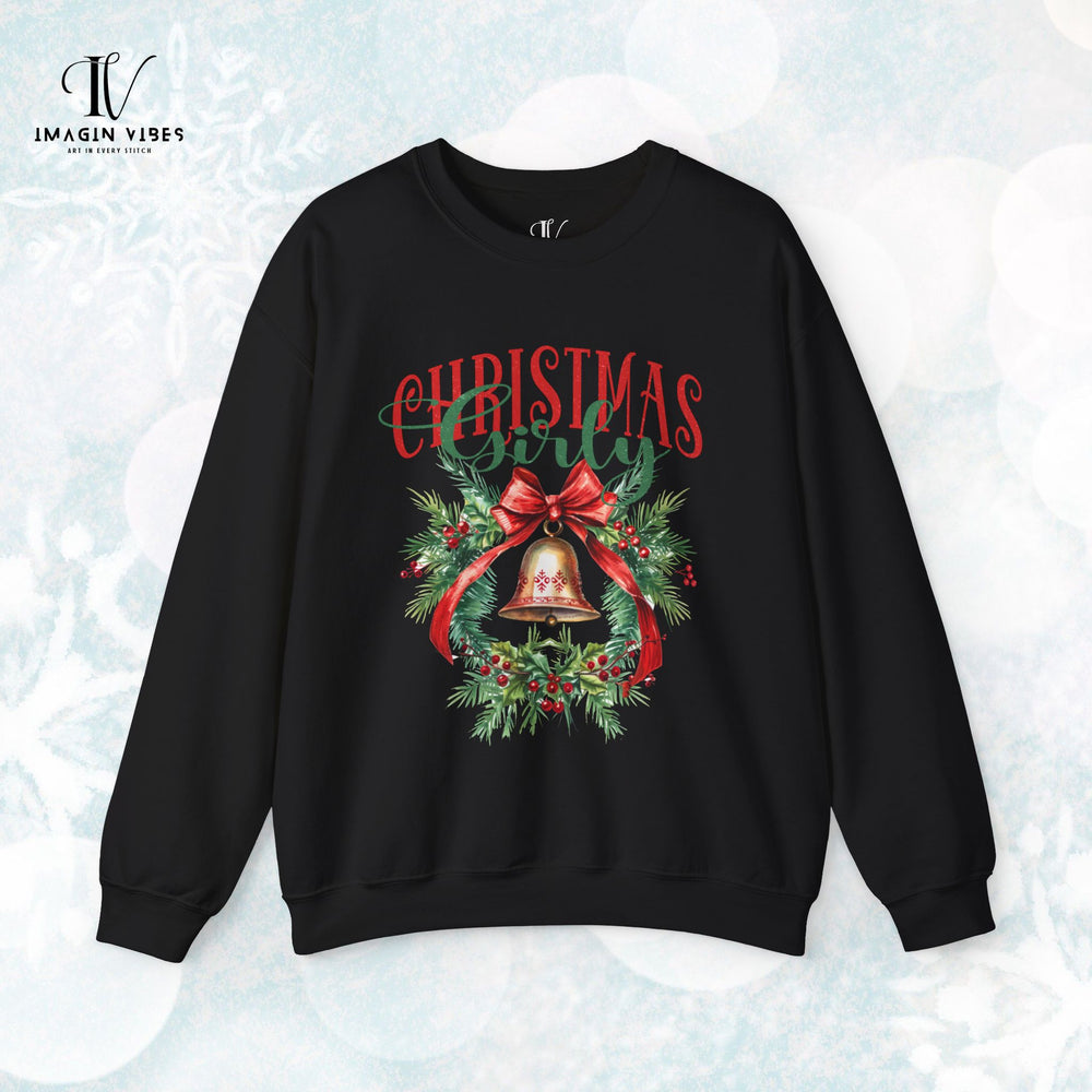 Christmas Girly Coquette Bow Sweatshirt