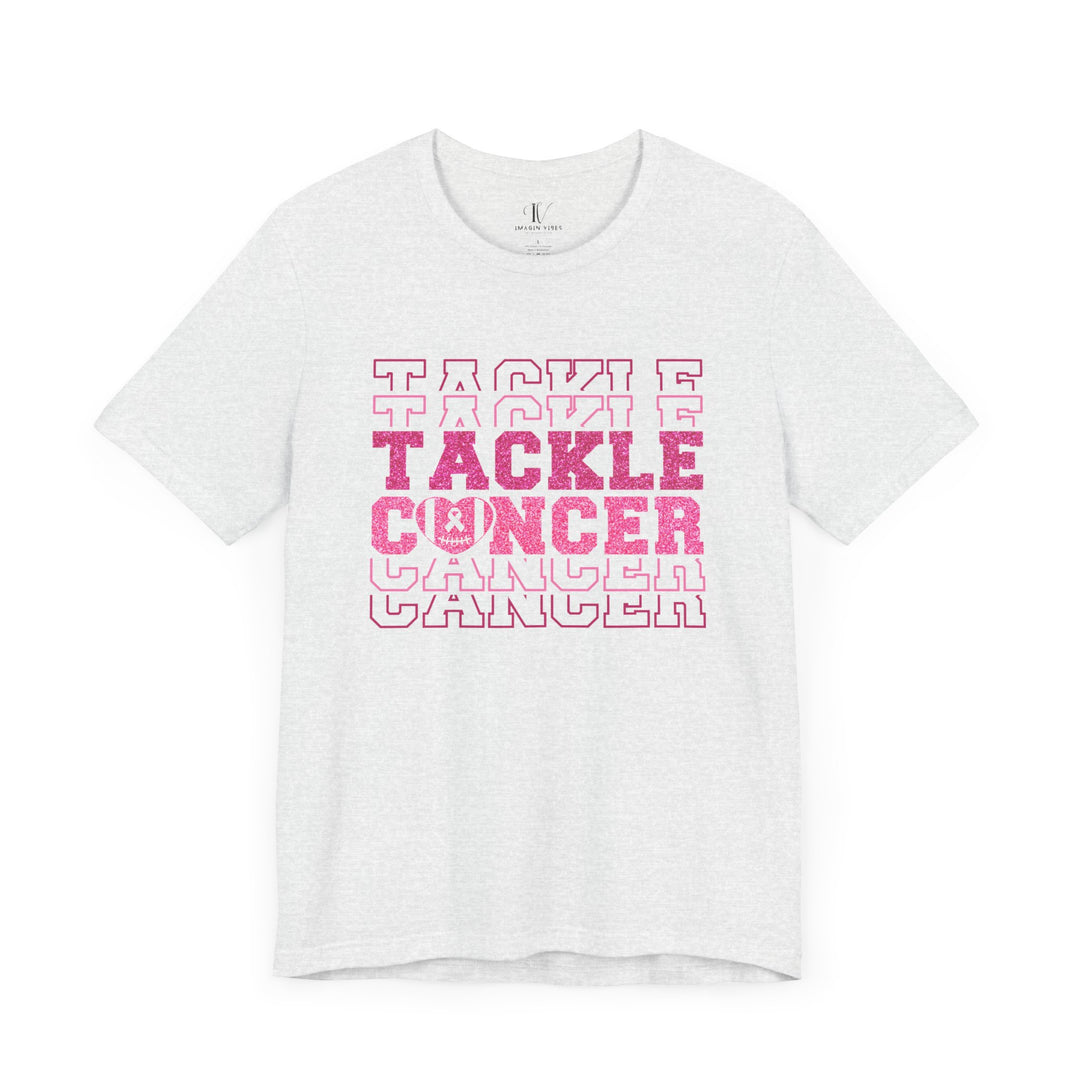 Tackle Breast Cancer Retro T-Shirt