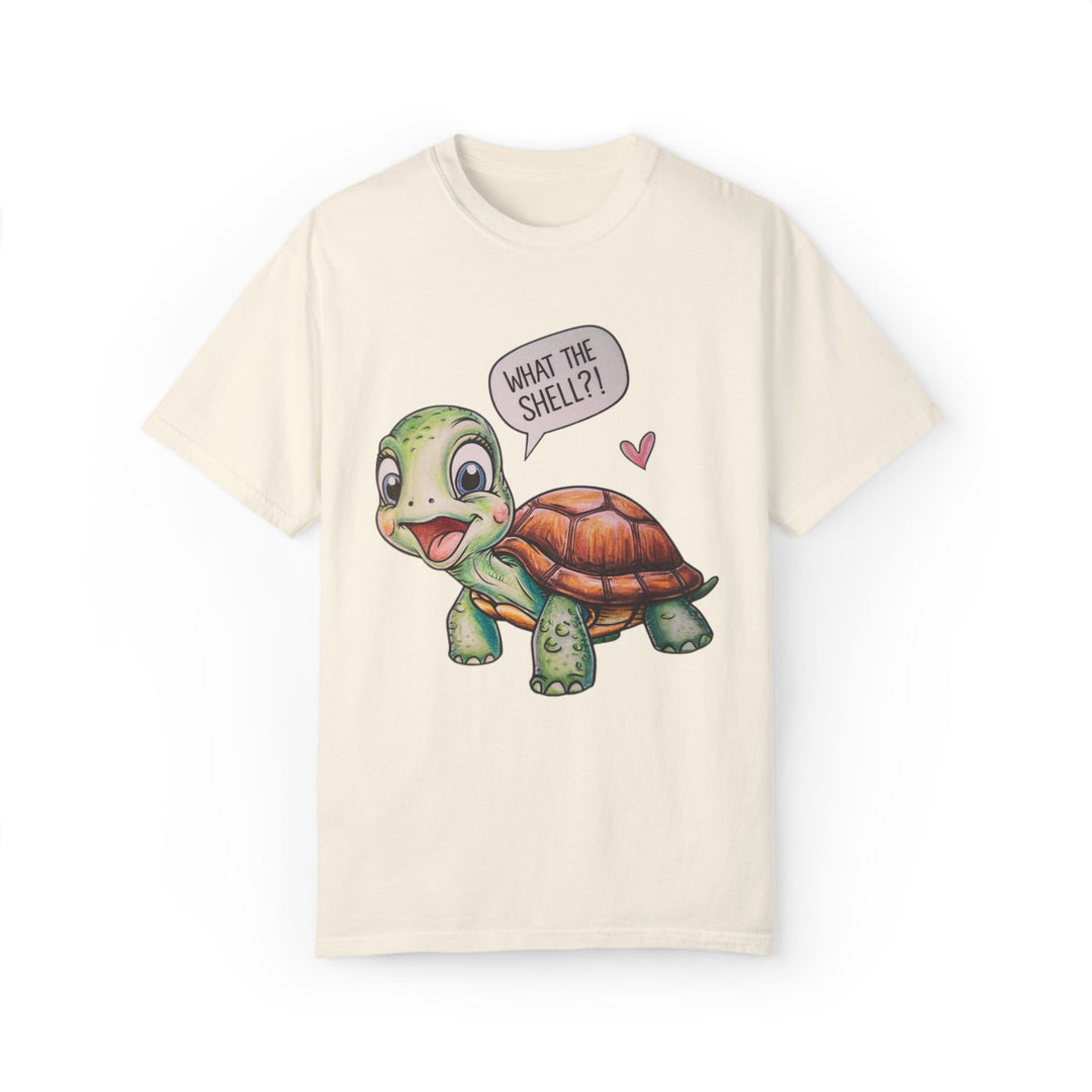 Turtle What The Shell T-Shirt T-Shirt Printify Ivory S