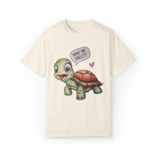 Turtle What The Shell T-Shirt T-Shirt Printify Ivory S