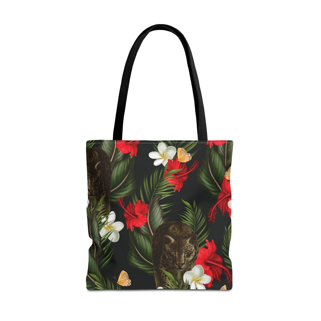 Jungle Vibes Tote Bag Bags Printify 18" × 18'' Black