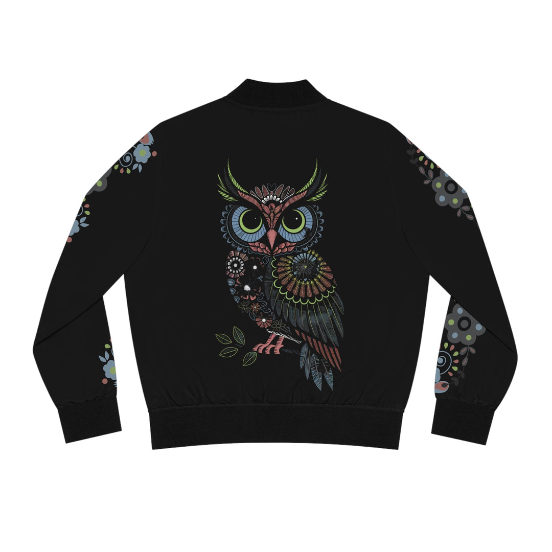 Bohemian Owl Bomber Jacket All Over Prints Printify