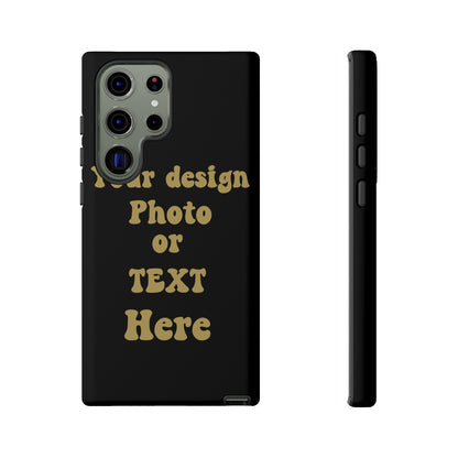Custom Tough Cases - Personalised With Your Own Photo, Text And Imagination Phone Case Samsung Galaxy S23 Ultra Matte 