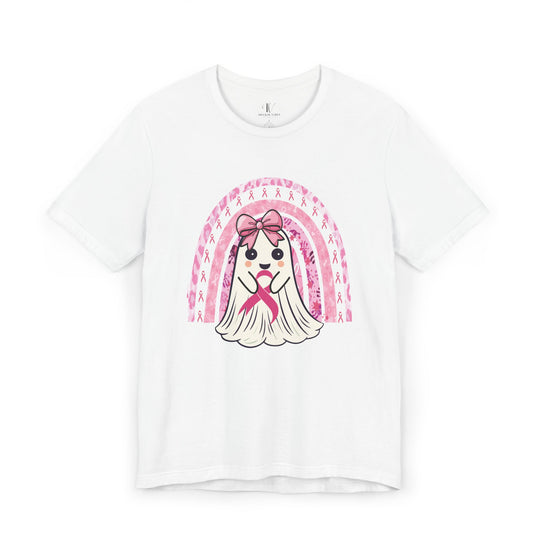  Cute Ghost Breast Cancer Support T-shirt